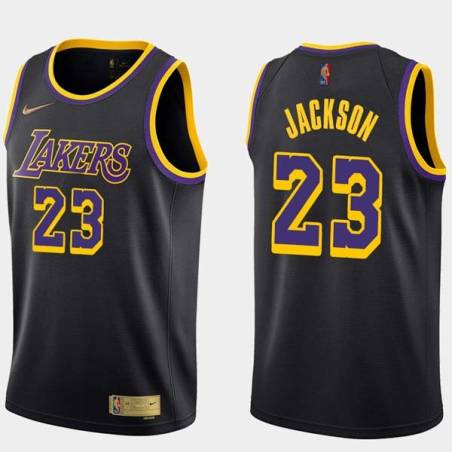 2020-21Earned Tony Jackson Twill Basketball Jersey -Lakers #23 Jackson Twill Jerseys, FREE SHIPPING