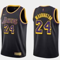 2020-21Earned Kermit Washington Twill Basketball Jersey -Lakers #24 Washington Twill Jerseys, FREE SHIPPING