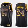 2020-21Earned Steve Bucknall Twill Basketball Jersey -Lakers #24 Bucknall Twill Jerseys, FREE SHIPPING