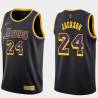 2020-21Earned Jim Jackson Twill Basketball Jersey -Lakers #24 Jackson Twill Jerseys, FREE SHIPPING