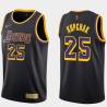 2020-21Earned Mitch Kupchak Twill Basketball Jersey -Lakers #25 Kupchak Twill Jerseys, FREE SHIPPING