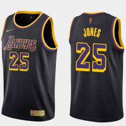 2020-21Earned Eddie Jones Twill Basketball Jersey -Lakers #25 Jones Twill Jerseys, FREE SHIPPING