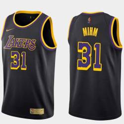 2020-21Earned Chris Mihm Twill Basketball Jersey -Lakers #31 Mihm Twill Jerseys, FREE SHIPPING