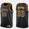 2020-21Earned Bob Williams Twill Basketball Jersey -Lakers #33 Williams Twill Jerseys, FREE SHIPPING