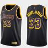 2020-21Earned Kareem Abdul-Jabbar Twill Basketball Jersey -Lakers #33 Abdul-Jabbar Twill Jerseys, FREE SHIPPING