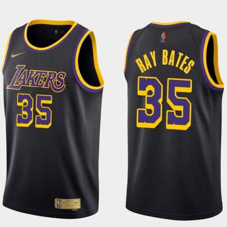 2020-21Earned Billy Ray Bates Twill Basketball Jersey -Lakers #35 Bates Twill Jerseys, FREE SHIPPING