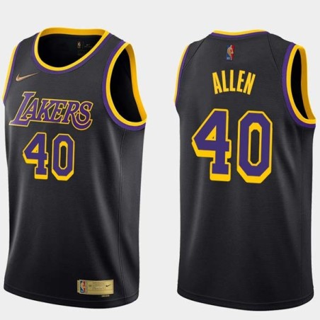 2020-21Earned Lucius Allen Twill Basketball Jersey -Lakers #40 Allen Twill Jerseys, FREE SHIPPING