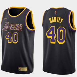 2020-21Earned Antonio Harvey Twill Basketball Jersey -Lakers #40 Harvey Twill Jerseys, FREE SHIPPING