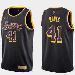 2020-21Earned C.J. Kupec Twill Basketball Jersey -Lakers #41 Kupec Twill Jerseys, FREE SHIPPING