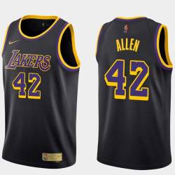 2020-21Earned Lucius Allen Twill Basketball Jersey -Lakers #42 Allen Twill Jerseys, FREE SHIPPING