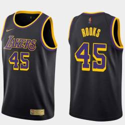 2020-21Earned Sean Rooks Twill Basketball Jersey -Lakers #45 Rooks Twill Jerseys, FREE SHIPPING