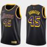 2020-21Earned Derrick Caracter Twill Basketball Jersey -Lakers #45 Caracter Twill Jerseys, FREE SHIPPING