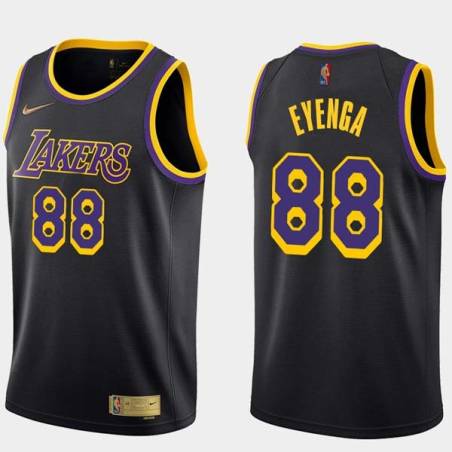 2020-21Earned Christian Eyenga Twill Basketball Jersey -Lakers #88 Eyenga Twill Jerseys, FREE SHIPPING