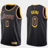 2020-21Earned Kyle Kuzma Lakers #0 Twill Basketball Jersey FREE SHIPPING