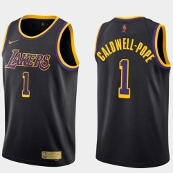 2020-21Earned Kentavious Caldwell-Pope Lakers #1 Twill Basketball Jersey FREE SHIPPING