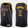 2020-21Earned Andre Drummond Lakers #2 Twill Basketball Jersey FREE SHIPPING