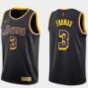 2020-21Earned Isaiah Thomas Lakers #3 Twill Basketball Jersey FREE SHIPPING