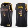 2020-21Earned Alex Caruso Lakers #4 Twill Basketball Jersey FREE SHIPPING