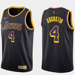 2020-21Earned D.J. Augustin Lakers #4 Twill Basketball Jersey FREE SHIPPING