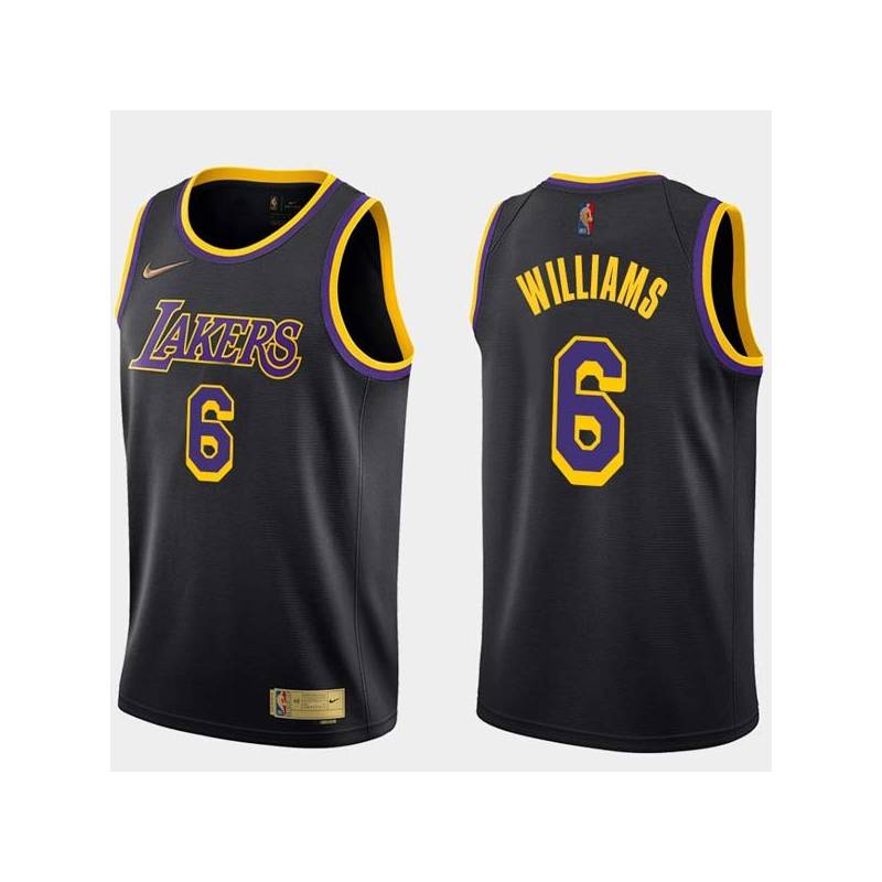 2020-21Earned Derrick Williams Lakers #6 Twill Basketball Jersey FREE SHIPPING