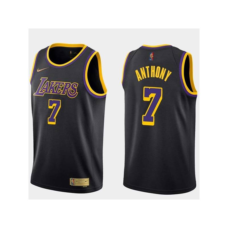 2020-21Earned Carmelo Anthony Lakers #7 Twill Basketball Jersey FREE SHIPPING