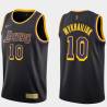 2020-21Earned Svi Mykhailiuk Lakers #10 Twill Basketball Jersey FREE SHIPPING