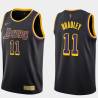 2020-21Earned Avery Bradley Lakers #11 Twill Basketball Jersey FREE SHIPPING