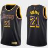 2020-21Earned Zach Norvell Lakers #21 Twill Basketball Jersey FREE SHIPPING