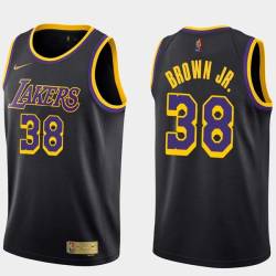 2020-21Earned Chaundee Brown Jr. Lakers #38 Twill Basketball Jersey FREE SHIPPING