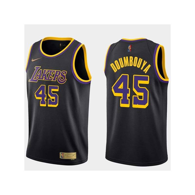 2020-21Earned Sekou Doumbouya Lakers #45 Twill Basketball Jersey FREE SHIPPING