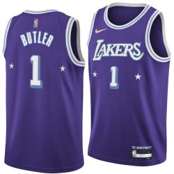 2021-22City Caron Butler Twill Basketball Jersey -Lakers #1 Butler Twill Jerseys, FREE SHIPPING