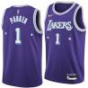 2021-22City Smush Parker Twill Basketball Jersey -Lakers #1 Parker Twill Jerseys, FREE SHIPPING