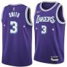 2021-22City Elmore Smith Twill Basketball Jersey -Lakers #3 Smith Twill Jerseys, FREE SHIPPING