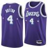 2021-22City Joe Hutton Twill Basketball Jersey -Lakers #4 Hutton Twill Jerseys, FREE SHIPPING