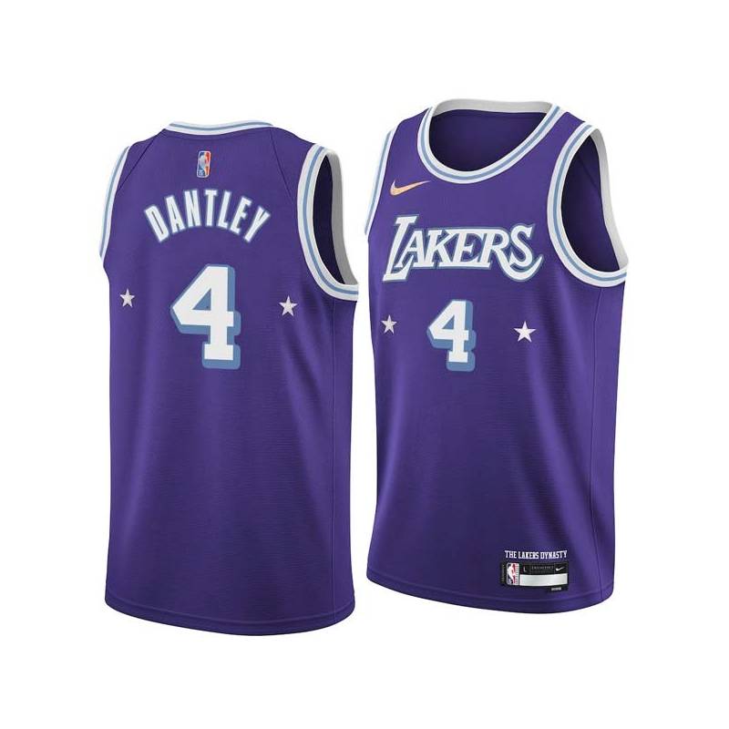 2021-22City Adrian Dantley Twill Basketball Jersey -Lakers #4 Dantley Twill Jerseys, FREE SHIPPING