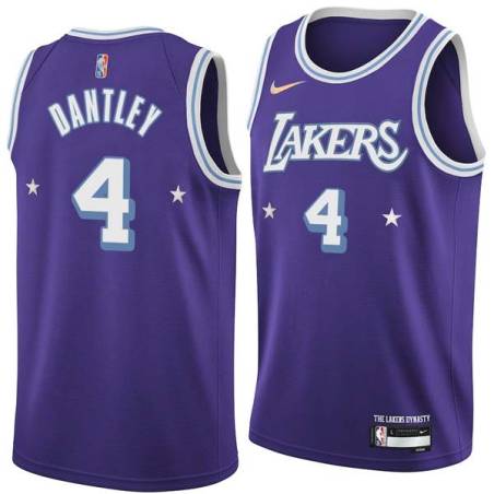 2021-22City Adrian Dantley Twill Basketball Jersey -Lakers #4 Dantley Twill Jerseys, FREE SHIPPING