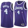 2021-22City Marcelo Huertas Twill Basketball Jersey -Lakers #4 Huertas Twill Jerseys, FREE SHIPPING