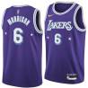 2021-22City Adam Morrison Twill Basketball Jersey -Lakers #6 Morrison Twill Jerseys, FREE SHIPPING