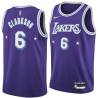 2021-22City Jordan Clarkson Twill Basketball Jersey -Lakers #6 Clarkson Twill Jerseys, FREE SHIPPING