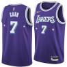 2021-22City Kenny Carr Twill Basketball Jersey -Lakers #7 Carr Twill Jerseys, FREE SHIPPING