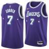 2021-22City Lester Conner Twill Basketball Jersey -Lakers #7 Conner Twill Jerseys, FREE SHIPPING