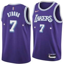 2021-22City Derek Strong Twill Basketball Jersey -Lakers #7 Strong Twill Jerseys, FREE SHIPPING