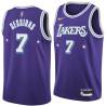 2021-22City Ramon Sessions Twill Basketball Jersey -Lakers #7 Sessions Twill Jerseys, FREE SHIPPING