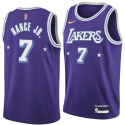 2021-22City Larry Nance Jr. Twill Basketball Jersey -Lakers #7 Nance Jr Twill Jerseys, FREE SHIPPING