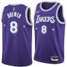 2021-22City Jim Brewer Twill Basketball Jersey -Lakers #8 Brewer Twill Jerseys, FREE SHIPPING