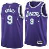 2021-22City Bryon Russell Twill Basketball Jersey -Lakers #9 Russell Twill Jerseys, FREE SHIPPING