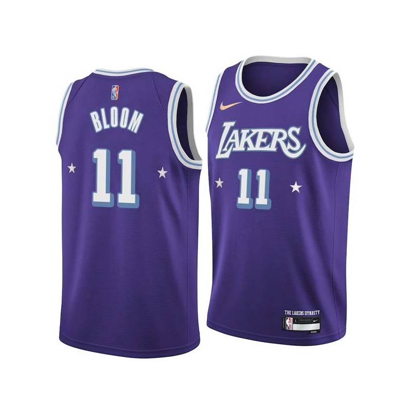 2021-22City Mike Bloom Twill Basketball Jersey -Lakers #11 Bloom Twill Jerseys, FREE SHIPPING