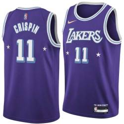 2021-22City Joe Crispin Twill Basketball Jersey -Lakers #11 Crispin Twill Jerseys, FREE SHIPPING