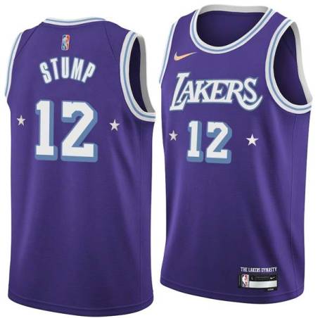 2021-22City Gene Stump Twill Basketball Jersey -Lakers #12 Stump Twill Jerseys, FREE SHIPPING