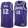 2021-22City Gene Wiley Twill Basketball Jersey -Lakers #12 Wiley Twill Jerseys, FREE SHIPPING